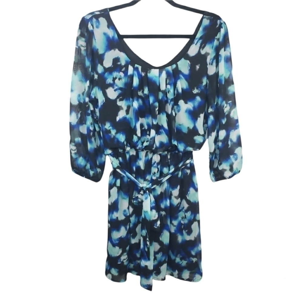 THREE PINK HEARTS Dress Size L - Picture 1 of 8